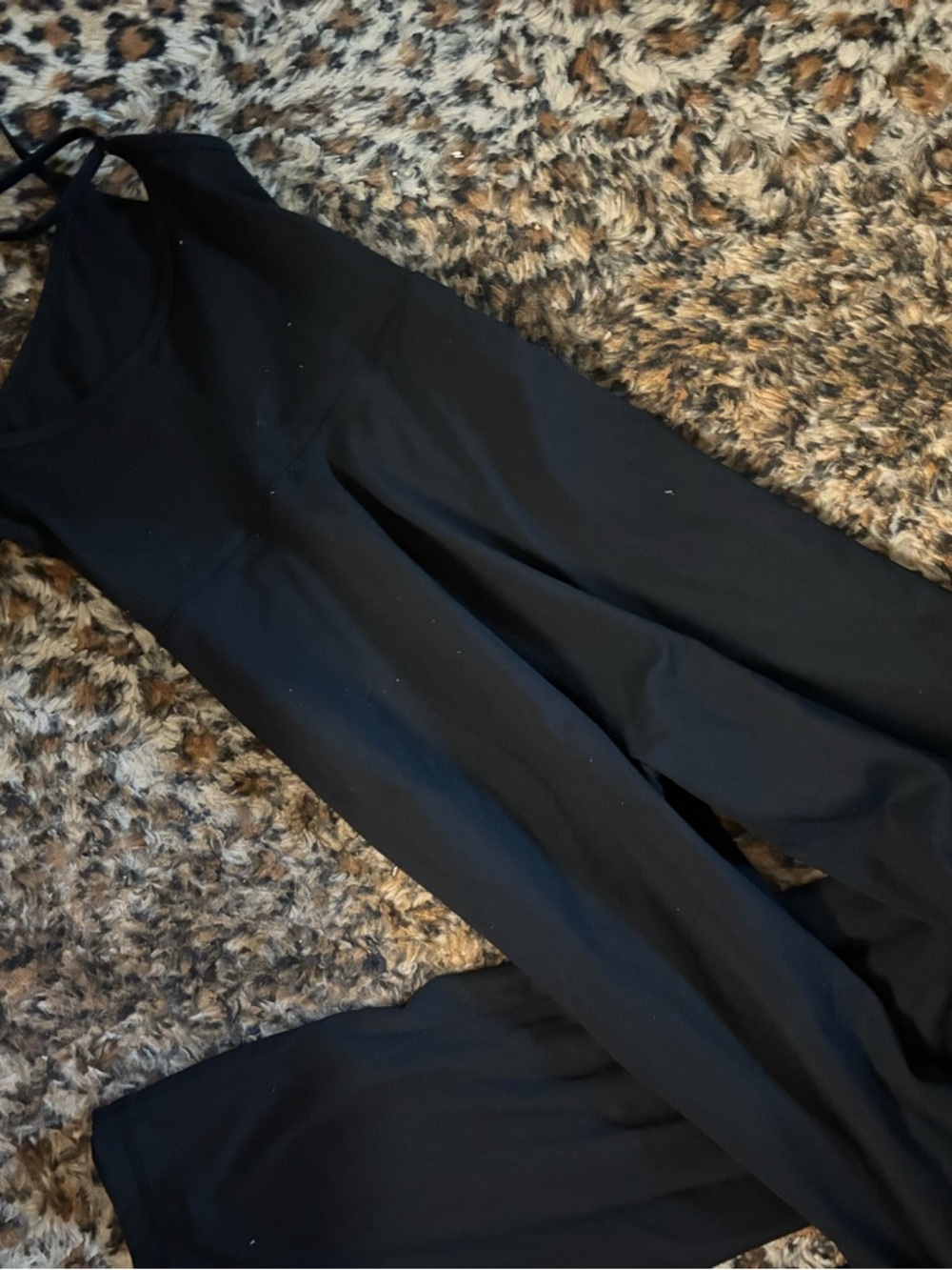 Women’s Black Wide-Leg Jumpsuit - Picture 3 of 3